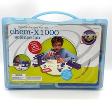 Vintage Discovery Kids Chem-X1000 Science Lab Chemistry Set 1000 Exp
