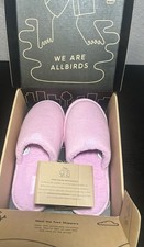 Allbirds Wool Dweller Women  s Wool Slip-On Slippers Pink XL Solid Logo