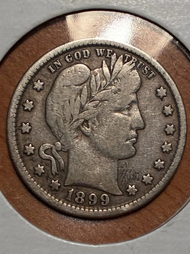 1899 Barber Quarter Dollar - Original -  $1.99 Shipping