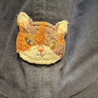 yanmaoshe Men's Black Baseball Cap Cat Embroidery Adjustable Animal Theme M — photo 2