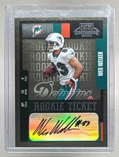 Wes Welker 2004 Playoff Contenders #193 Rookie RC Auto