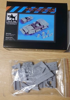 Sd.Kfz. 250/1 accessories set in 1/35 von Blackdog