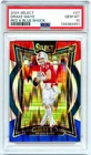 DRAKE MAYE RC 2024 PANINI SELECT CONCOURSE RED BLUE SHOCK ROOKIE #27 PSA 10 GEM