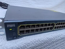 Cisco  Catalyst (WS-C3560G-24PS-S) 24-Ports Rack-Mountable Switch Managed