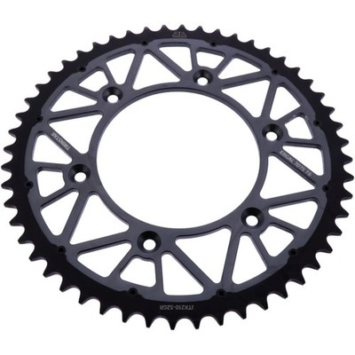 Kettenrad Twinstar 52Z Teilung 520 grau - JT Sprockets für: Honda HM-Moto CR CRM