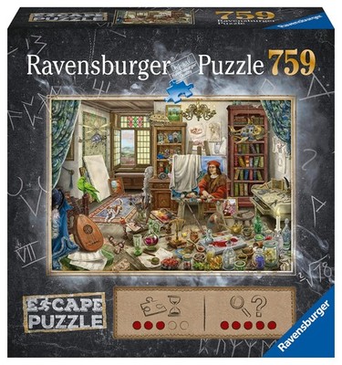 Ravensburger The Art Studio 759-Piece Jigsaw Puzzle For Adults Unique Piece