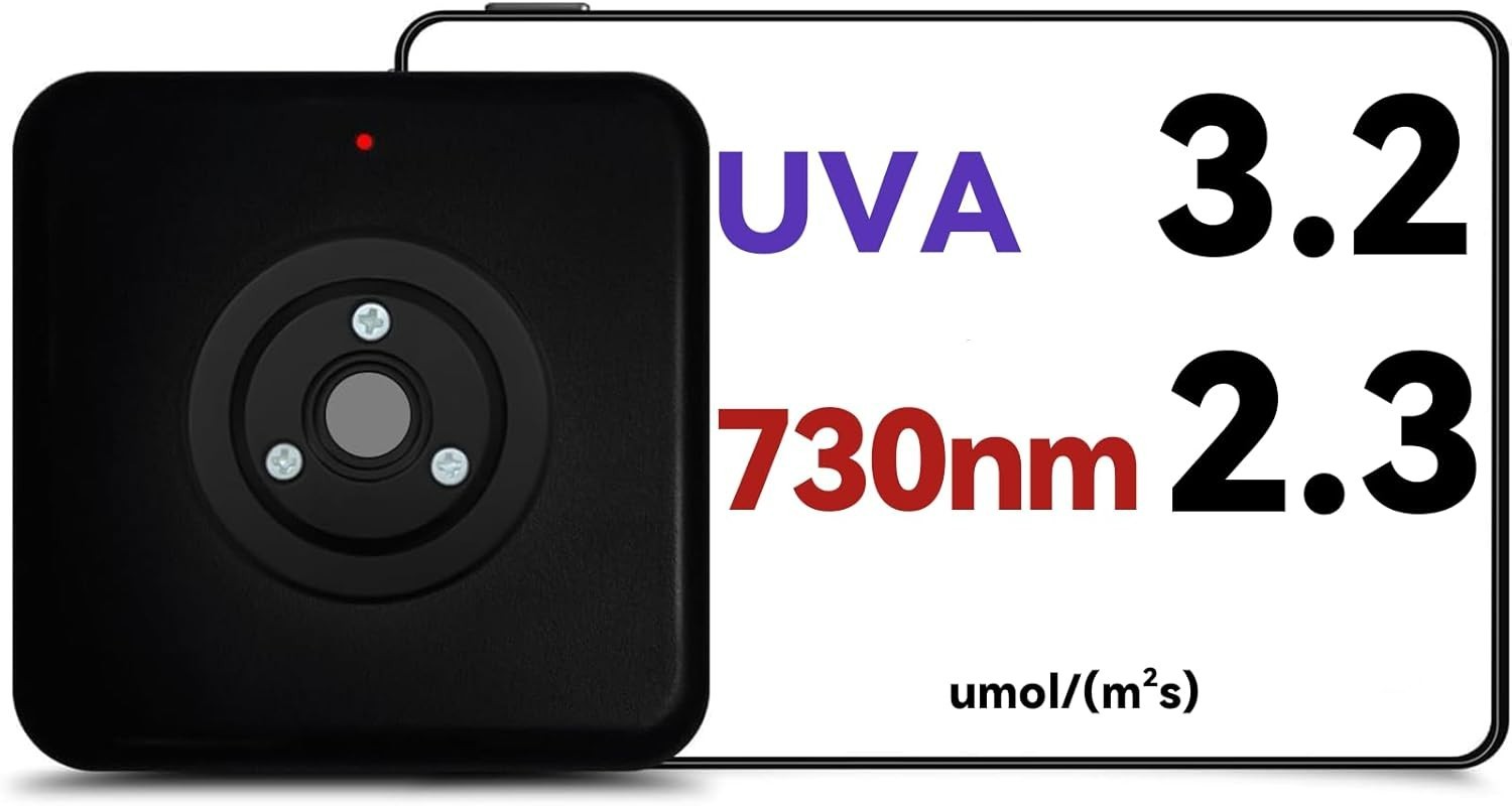 VBR-300-UVAFAR umol/(㎡s) Photon Flux Meter 365-400nm and 730nm