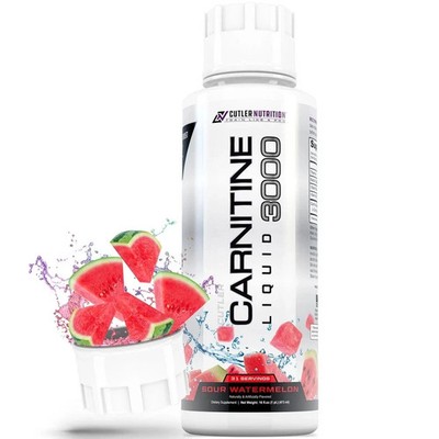 Cutler Nutrition Liquid Carnitine 3000 Energy & Recovery Watermelon 16Oz/473ml