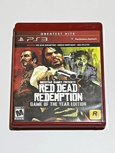 Red Dead Redemption Game Of The Year Edition - PS3 - Complete W/ Map
