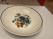 Vintage Over and Back Verdura 13" Pasta Bowl  Serving Bowl Made In Italy