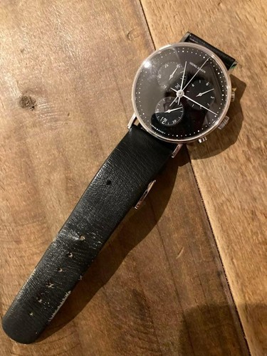 Georg Jensen Koppel 317 Stainless Steel Quartz Chronograph Swiss Made 38 mm - Picture 2 of 10