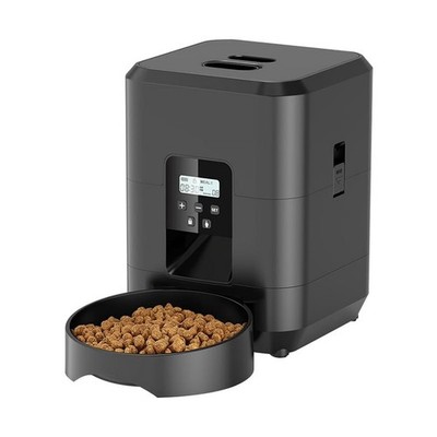 Automatic Cat Feeder 2L Automatic Pet Feeders for Cats and Dogs Cat Food - Black