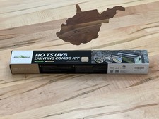 REPTI ZOO T5 HO UVB Lighting Combo Kit 22" Terrarium Hood Comes w/ Bulb