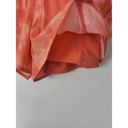 Fabletics Pull On Shorts XS Womens Orange Athletic Wear Bottoms Summer Casual - Picture 3 of 5
