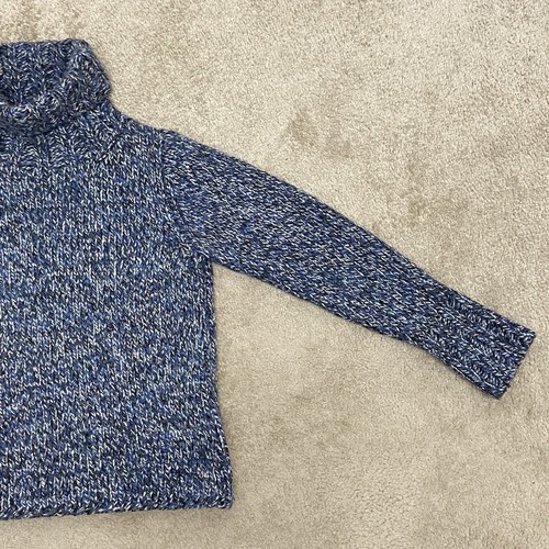 Vintage Y2K Gap Turtleneck Jumper Medium Cropped Holiday Sweater Chunky Knit - Picture 11 of 17