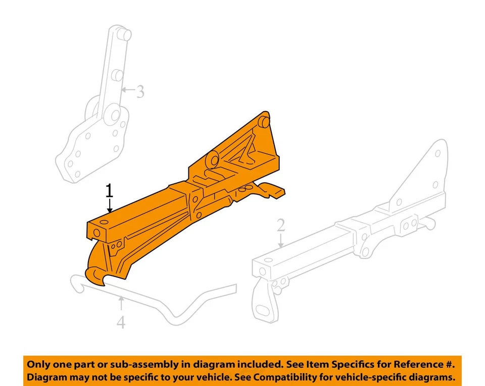 SE ADAPTA 03-06 DODGE VIPER TRACK ASM RH 5136014AA - NUEVO OEM Foto 2 de 3