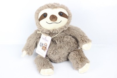 Warmies Brown Sloth Plush Animal Microwavable Freezable Lavender Scented NWT