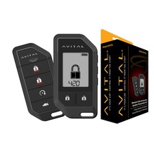 D9757L Two 2-Way 5-Button LCD Remotes and One 1-Way 5-Button Remote with...