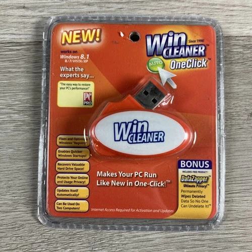 Win Cleaner One Click Professional USB Computer Clean Repair for PC Laptop (NEW)