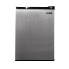 20 In. 4.5 Cu. Ft.110V Compact Refrigerator in Stainless with Reversible Door