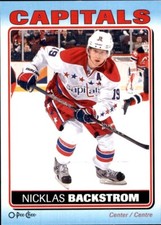 Nicklas Backstrom WASHINGTON CAPITALS 2012-13 O-Pee-Chee Stickers #S95