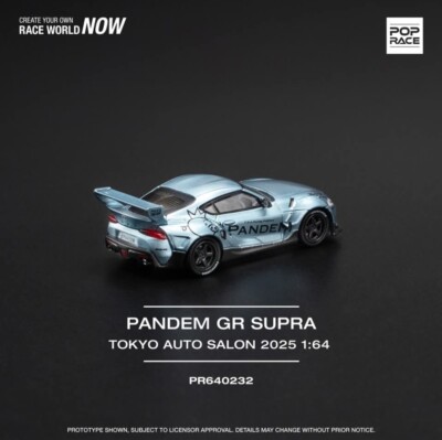 東京オートサロン限定 POP RACE 1/64 パンデム GRスープラ 1:64 Pop Race Pandem Rocket Bunny Toyota GR Supra Tokyo Auto Salon