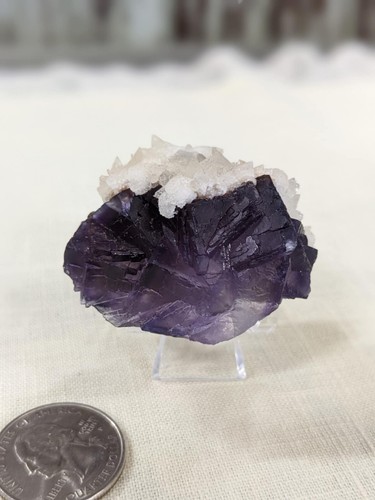 64g Natural Raw Cubic & Dogtooth Fluorite Specimen Pakistan - Picture 2 of 5