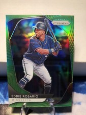 2020 Panini Prizm Green Prizm Eddie Rosario #7 Twins