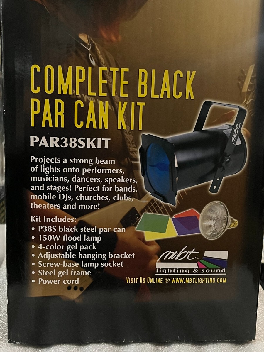 38灯 Black Base Design blacklabel MBT Par 38S Kit | eBay