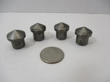 (4) Steel REST BUTTON s, .559" Shank x 7/8" Tall Locator Pin, Stop, VGC