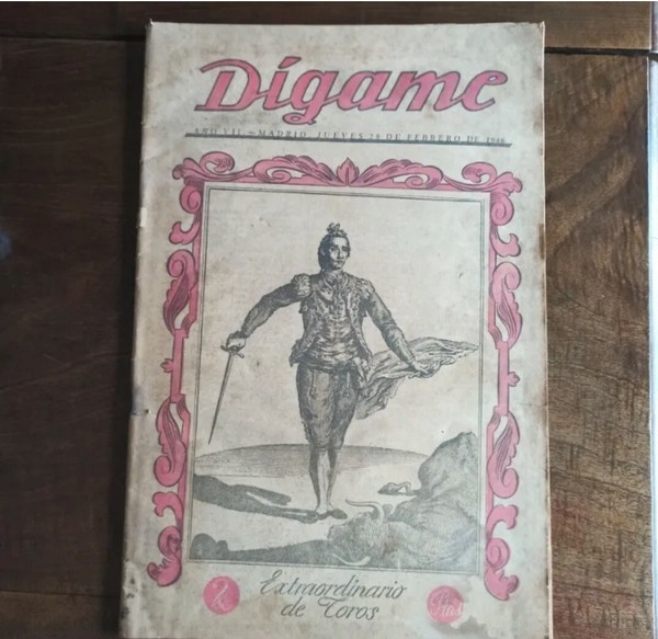 Extraordinario de Toros / Dígame / Febrero 1946 / 43cm x 39cm