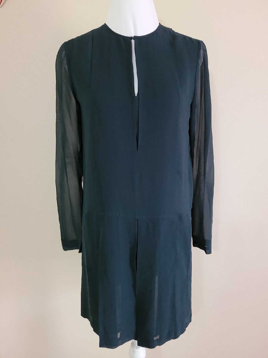 tory burch sheer dress Colorblock Sheer Jersey Dress: Women's Designer Dresses