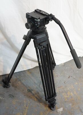 VINTEN 3819 POZI-LOC PRO ALUMINUM TRIPOD W/PROTOUCH PRO6 HDV +BAR FLUID HEAD #2