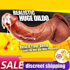 9 Inch Huge Big Dildo Suction Cup Realistic Penis Dong G-spot Sex Toy for women