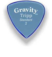 Gravity Picks Tripp Standard Unpolished 2mm Blue Acrylic  GTRS2M 