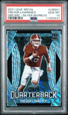 UP TO 5 2021 Leaf Metal Silver Marble Prizm TREVOR LAWRENCE RC # /60 PSA 10 GEM