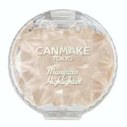 Canmake Cream Munyutto Highlighter 01 Moonlight Gem 3.8g Raw Rare Highlighter jp - Image 4 of 4