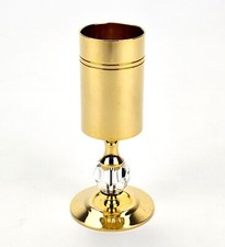 Gold and Crystal Shot Glass - Cocktail/Appetizer/Tooth Pick Holder