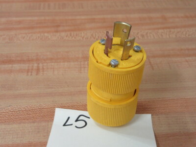 General Electric L5 Male Twist Lock Plug (Pack of 2)