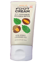 2,MASKE LAB MOISTURIZING FOOT CREAM STEP02 W,PEPPERMINT OIL SHEA BUTTER 5.07FLOZ