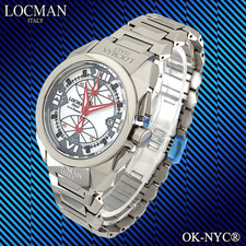 Orologio LOCMAN Cavallo Pazzo Cronografo Madreperla Quarzo RIF. 161, 40 x 47 mm