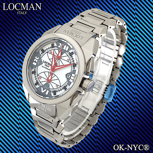 LOCMAN Cavallo Pazzo Chronograph Mother-of-Pear Quartz Watch REF. 161, 40 x  47mm | eBay