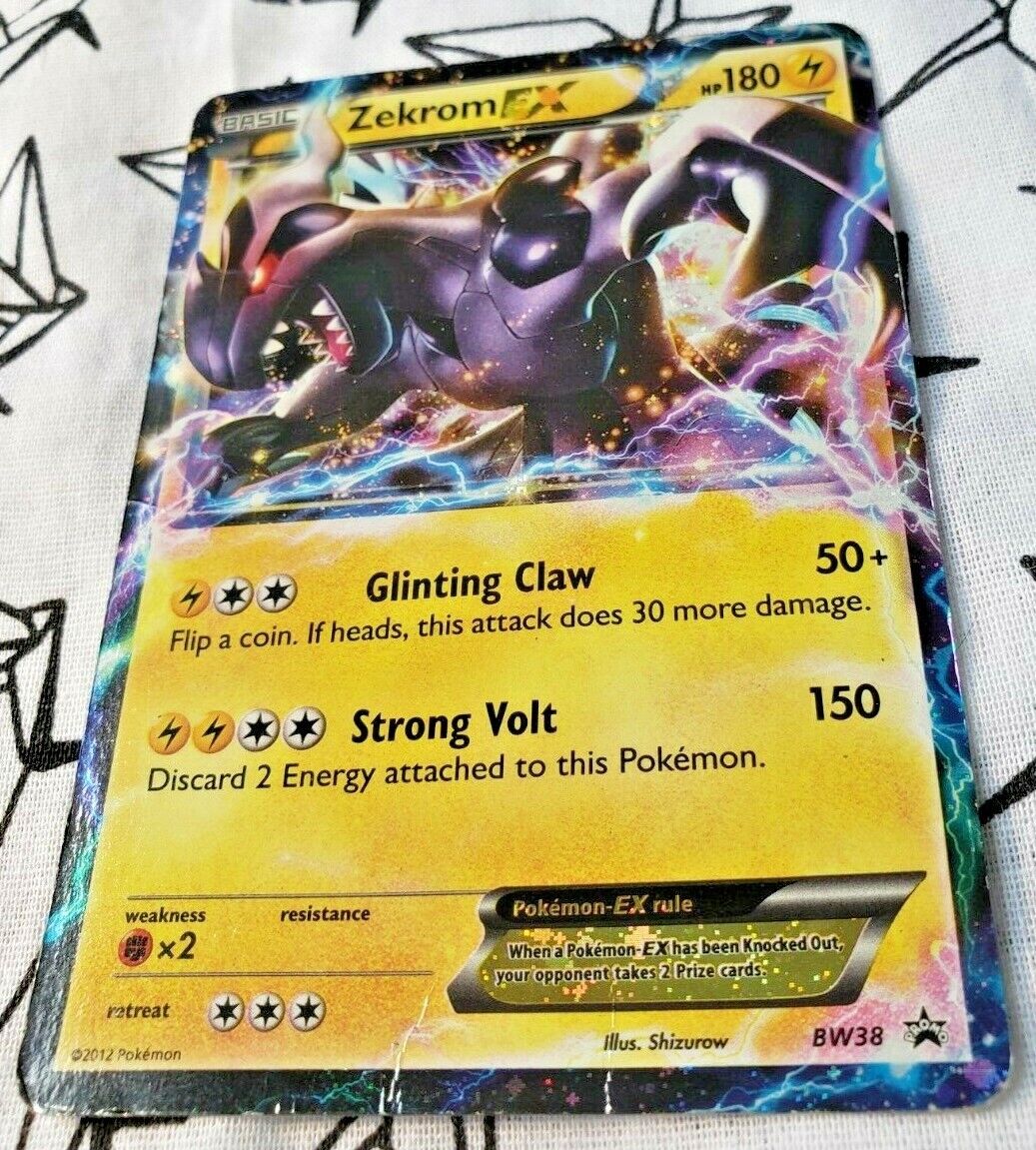 Does anyone know what the value of this card might be? (Shiny Zekrom EX  BW38) : r/PokemonCardValue