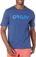 Oakley Mens Mark II Casual Short Sleeve Tee Crew Neck T-Shirt Poseidon XLarge