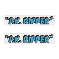SE Racing PK Ripper EARLY downtube decals - baby blue