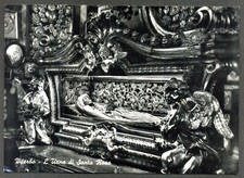 CARTOLINA RELIGIOSA - VITERBO - L' URNA DI SANTA ROSA - VG. 1964