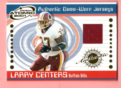 LARRY CENTERS  2001 Pacific Prism Atomic Jersey Patches #8