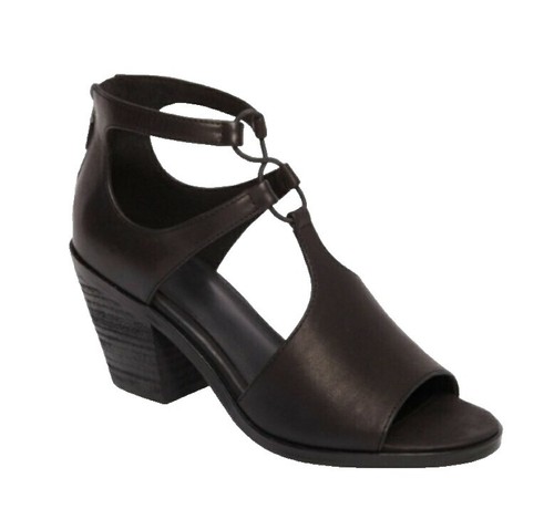 Eileen Fisher Joy Knotted Black Mesh Zip Sandals Size 7.5 | eBay display picture 1