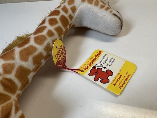 Steiff Bendy Giraffe 16" Tall Plush Made In Germany NEW WITH TAGS Vintage - 第 2/4 張圖片