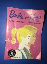 1961 Barbie And Ken Teenage Fashion Model Catalogue